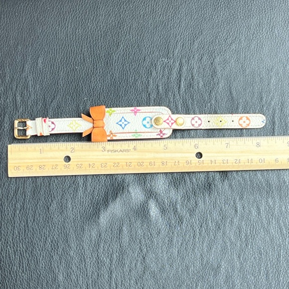 Louis Vuitton Vintage Multicolor Leather Address Bracelet - Picture 11 of 11